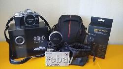 Olympus OM-D E-M10 Mark III Digital Camera with Lumix 20MM Lens + (package deal)