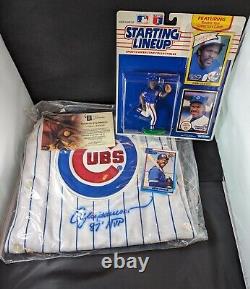 Our Package deal 1987 Andre Dawson Cubs Jersey SIGNED with added memorabilia