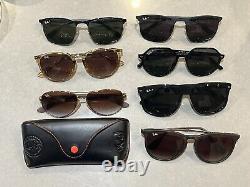 PACKAGE DEAL 7 PAIRS! Ray Ban Sunglasses Unisex Like New Condition Authentic