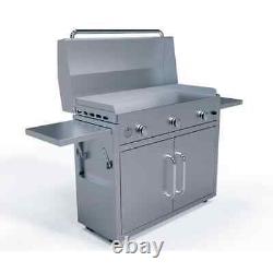 PACKAGE DEAL Le Griddle 41 3 Burner Gas Griddle with Cart and Lid