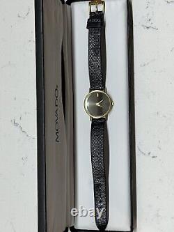 PACKAGE DEAL Vintage Movado Thin Gold Plated Quartz 87.45.882 And 87. A1.820