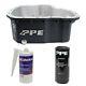 PPE Black Deep Oil Pan & Filter With ACDelco RTV Sealant For 11-16 6.6L Duramax