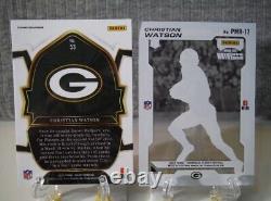 Package Deal/Christian Watson Autographed Green Bay Packers Jersey & Rookie Card