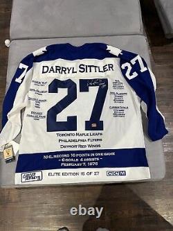 Package Deal! Darryl Sittler and Dave Keon Signed Jerseys