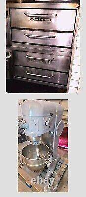 Package Deal Hobart 60qt Mixer 1 Phase + Bakers Pride 151 Pizza Oven Tested