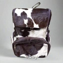 Package Deal (Set of 2) Genuine Cowhide Hair on Leather Duffle Bag and Backpack