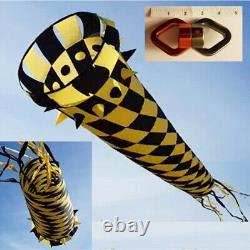 Package Deal with 125 Yellow Jacket Kite w 35 ft Spiky Turbine