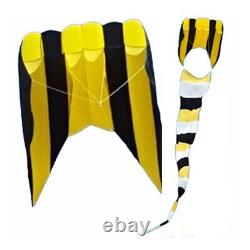 Package Deal with 125 Yellow Jacket Kite w 35 ft Spiky Turbine