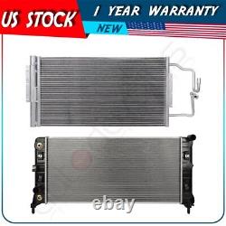 Radiator and AC Condenser Assembly For 2012-2013 Chevrolet Impala