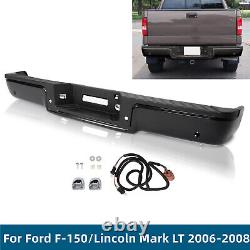 Rear Bumper Assembly For Ford F150 2006 2007 2008 Step Bumper with Hole Black