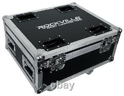 Rockville BEST PACK H2O (6) Water Resistant Battery Par DJ Lights+Charge Case