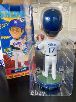 Shohei Ohtani bobblehead package deal 2 bobbleheads & hat LA dodgers