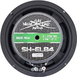 Sky High Package Deal 2 EL88 8 Midrange Midbass Speakers & 2 PROTW1 Tweeters