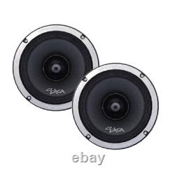 Sky High Package Deal 4 MRB64 6.5 Midrange Speakers with Bullet 2400W 4 ohm
