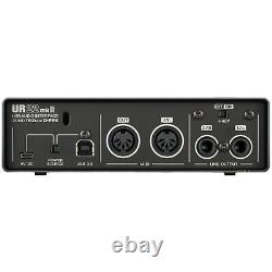 Steinberg UR22 MKII USB 2.0 Home Audio Recording Interface w Studio Monitors