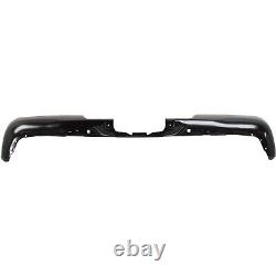 Step Bumper Face Bar For 05-15 Toyota Tacoma Powdercoated Black Steel TO1102241