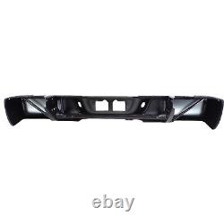 Step Bumper For 2007-13 Toyota Tundra Assembly With Rock Warrior Pkg Black Rear