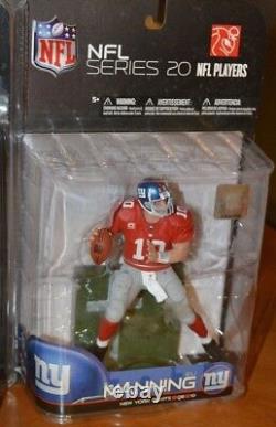 THE MANNING BROTHERS McFARLANE SPECIAL PACKAGE DEAL ELI GIANTS & PEYTON COLTS