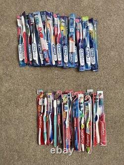 Toothbrushes (Soft) bulk 100 all New with many namebrands, package deal