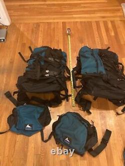 Two Gregory hiking backpacks package deal internal frame expedition