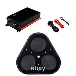 Vibe 8 Compact Passive Trangle Subwoofer Enclosure Amp Package Deal 1500W