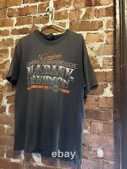 Vintage 2 Harley Davidson 90s Faded T Shirts Package Deal