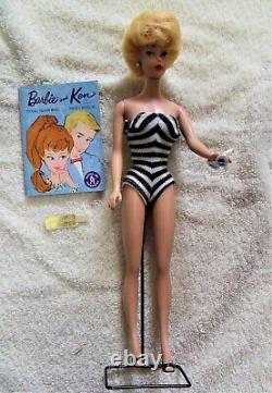 WHOLESALE AS PACKAGE DEAL. Vintage Barbie & Flocked Ken. WithMattel accessories