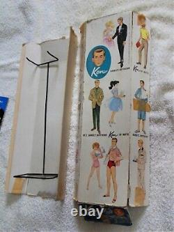 WHOLESALE AS PACKAGE DEAL. Vintage Barbie & Flocked Ken. WithMattel accessories