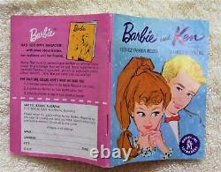 WHOLESALE AS PACKAGE DEAL. Vintage Barbie & Flocked Ken. WithMattel accessories