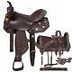 Western Brown 7 Piece Package Synthetic Saddle Deal 17 117